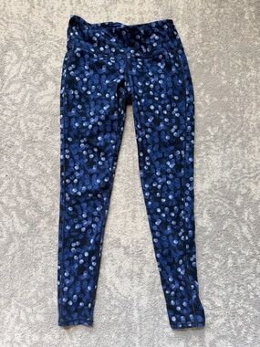 Blue Athleta Leggings- size small